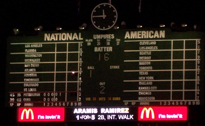 [Center field scoreboard: Click for enlargement]