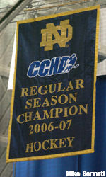 [CCHA Championship banner]