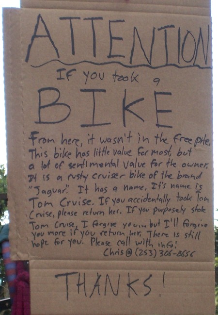 [Plea to a thief]