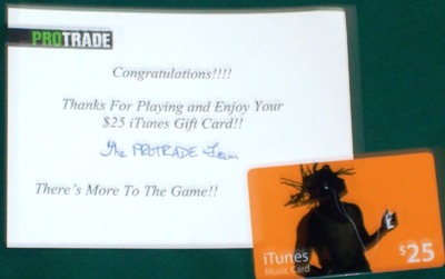 [I won an iTunes gift card!]