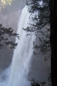 [Vernal Falls from the Mist Trail]