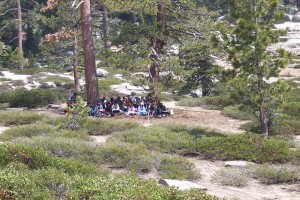 [Buddists praying at Taft Pt]