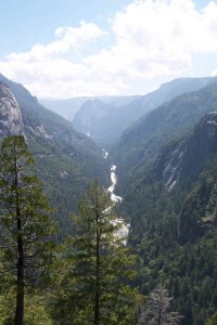 [Yosemite Valley from road]